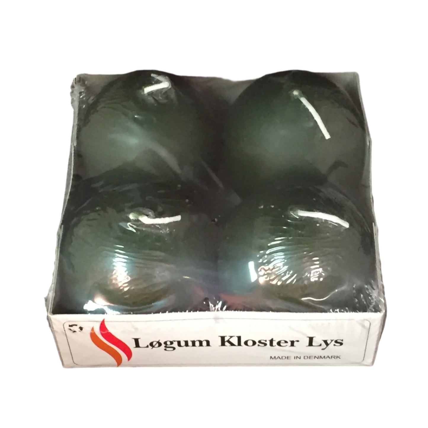 Ball Candle 2" Dark Green Logum