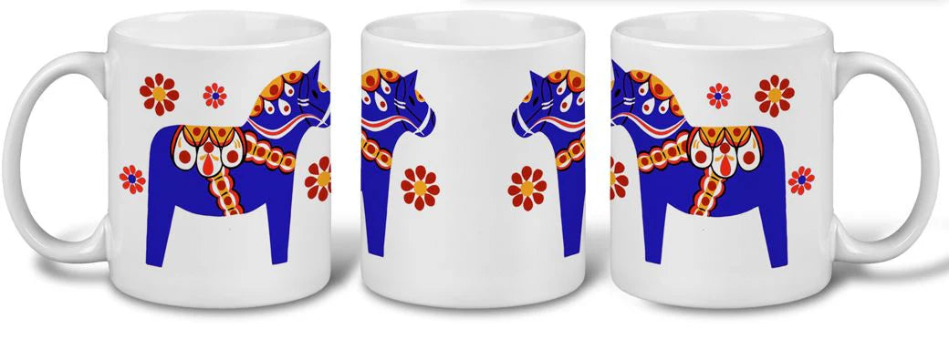 Mug Dala Horse Blue
