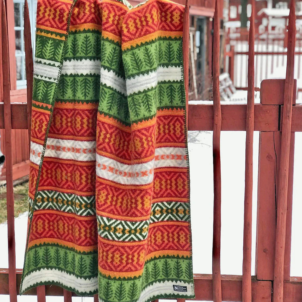 Kerstin Landstrom Wool Blanket Mora Mult