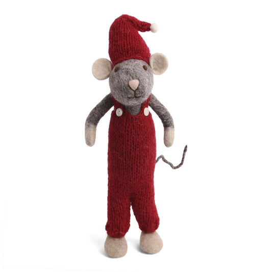 Gry & Sif Mouse with Red Pants XL
