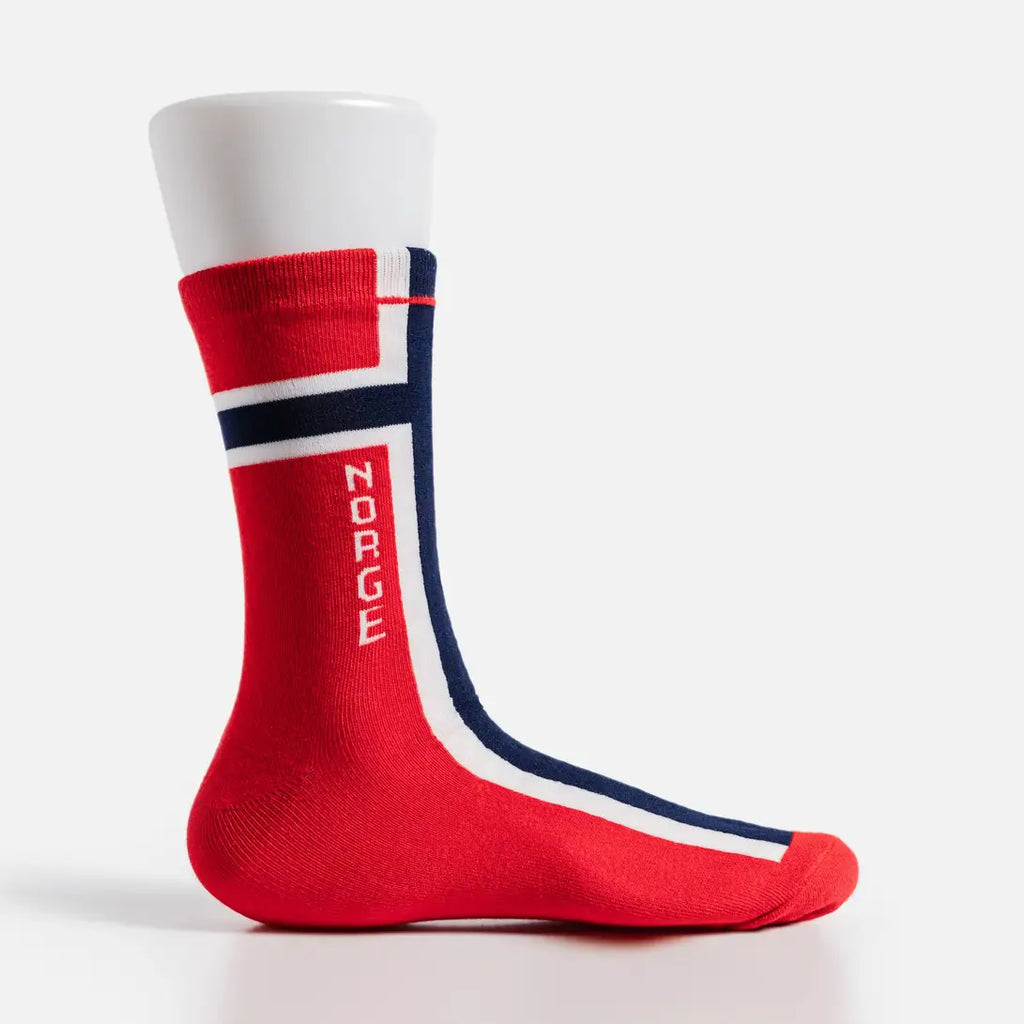 Rock Norwegian Flag Sock - 1 Pair