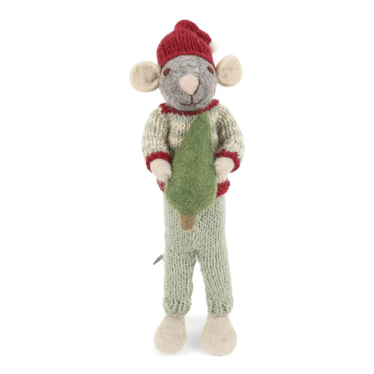 Gry & Sif Mouse with Tree Large