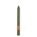 Root Dinner Candle Dark Olive 9"
