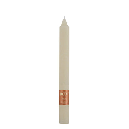 Root Dinner Candle Ivory 9"