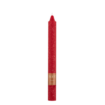 Root Dinner Candle Red 9"