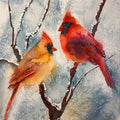 Christmas Cardinal Lunch Napkins