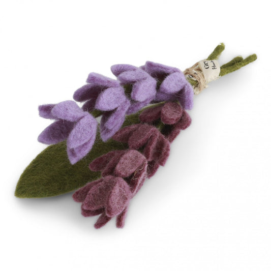 Gry & Sif Flower Lavenders & Leaf Set of 3