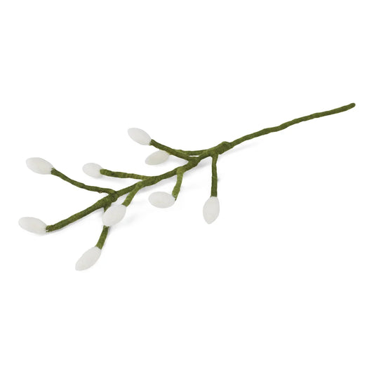 Gry & Sif Flower Branch Long White Bells