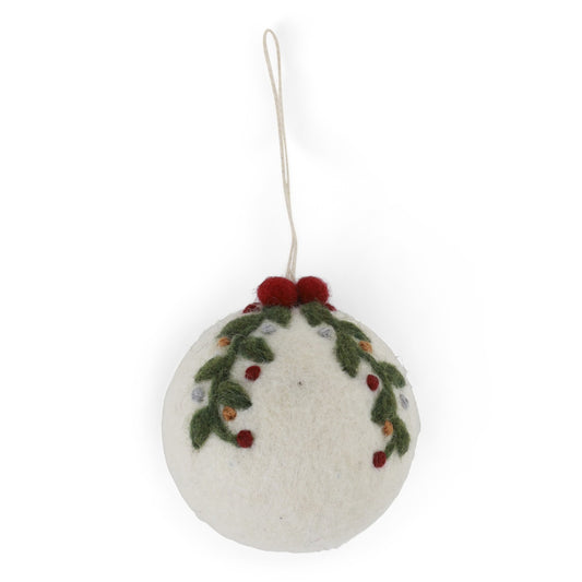 Gry & Sif Christmas Bauble with Garland