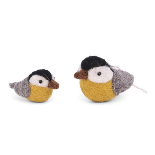 Gry & Sif Bird Yellow Set of 2