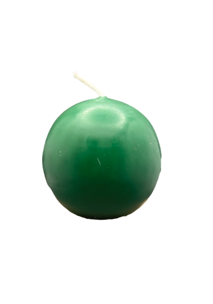 Ball Candle 2" Dark Green Logum