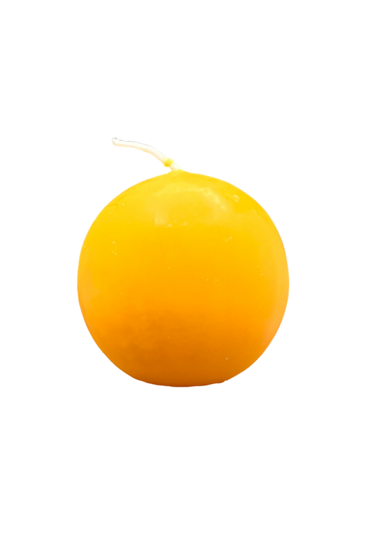Ball Candle 2" Ochre