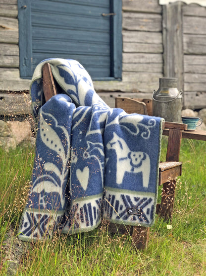 Kerstin Landstrom Dalarna Wool Blanket