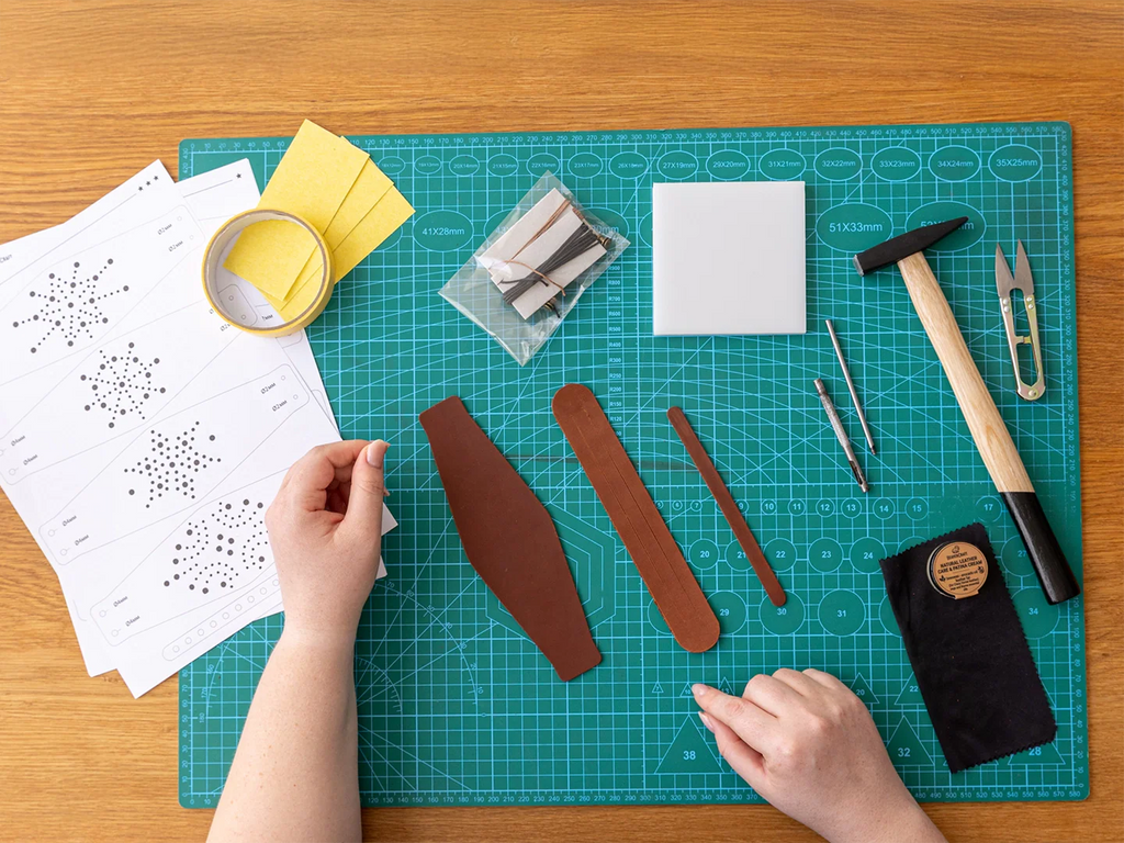 Bracelet Set Leather Crafting Kit – Complete Starter Leathercraft Kit