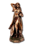 Bronze Freya Viking Statue Large