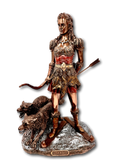 Bronze Skadi Viking Statue Large