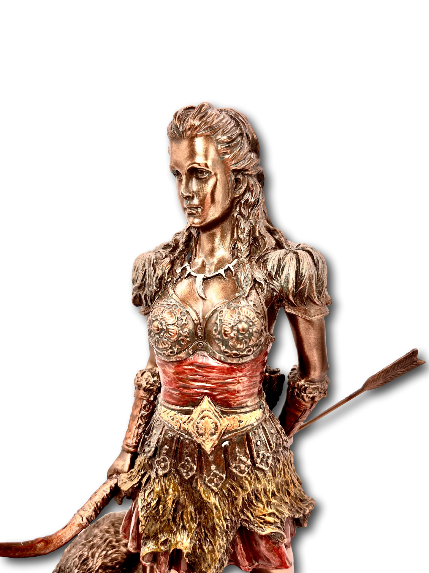 Bronze Skadi Viking Statue Large