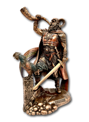 Bronzed Viking Heimdall