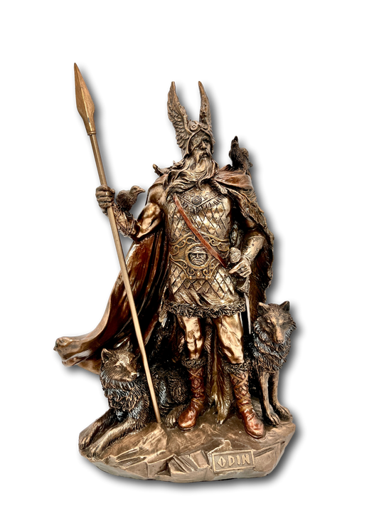 Bronzed Viking Odin