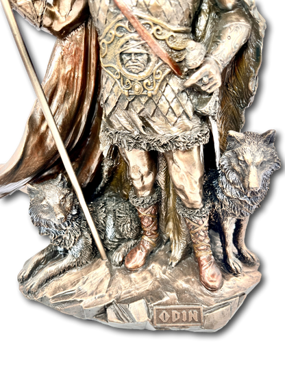 Bronzed Viking Odin