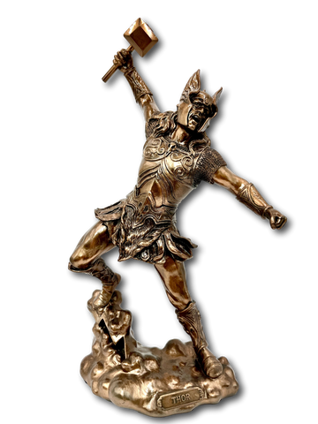 Bronzed Viking Thor