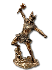Bronzed Viking Thor