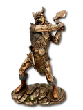 Bronzed Viking with Axe