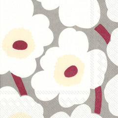 Napkin Unikko Gray Lunch