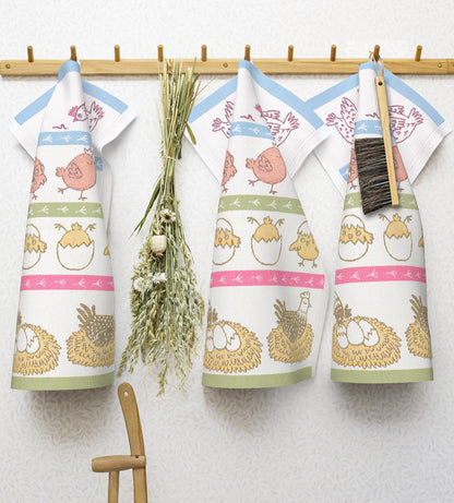 Ekelund Towel Chicken Family 35x50