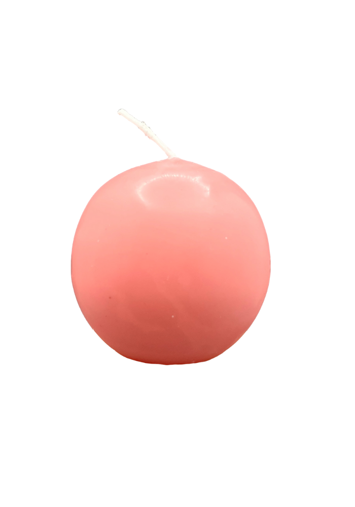 Ball Candle 2" Old Rose