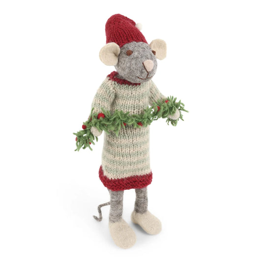 Gry & Sif Mouse with Garland Large