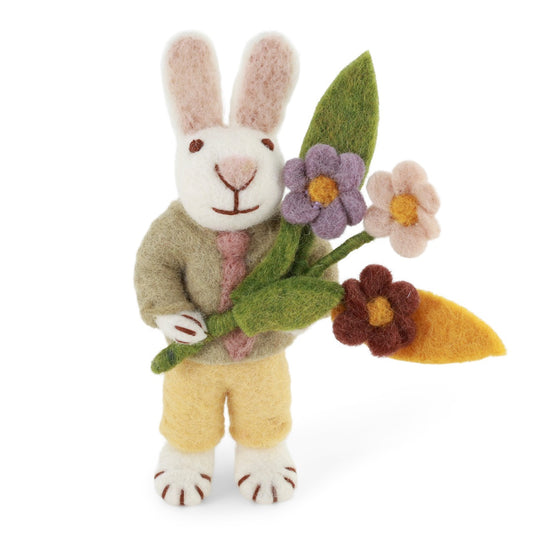Gry & Sif Bunny Tie & Narcissus Flower