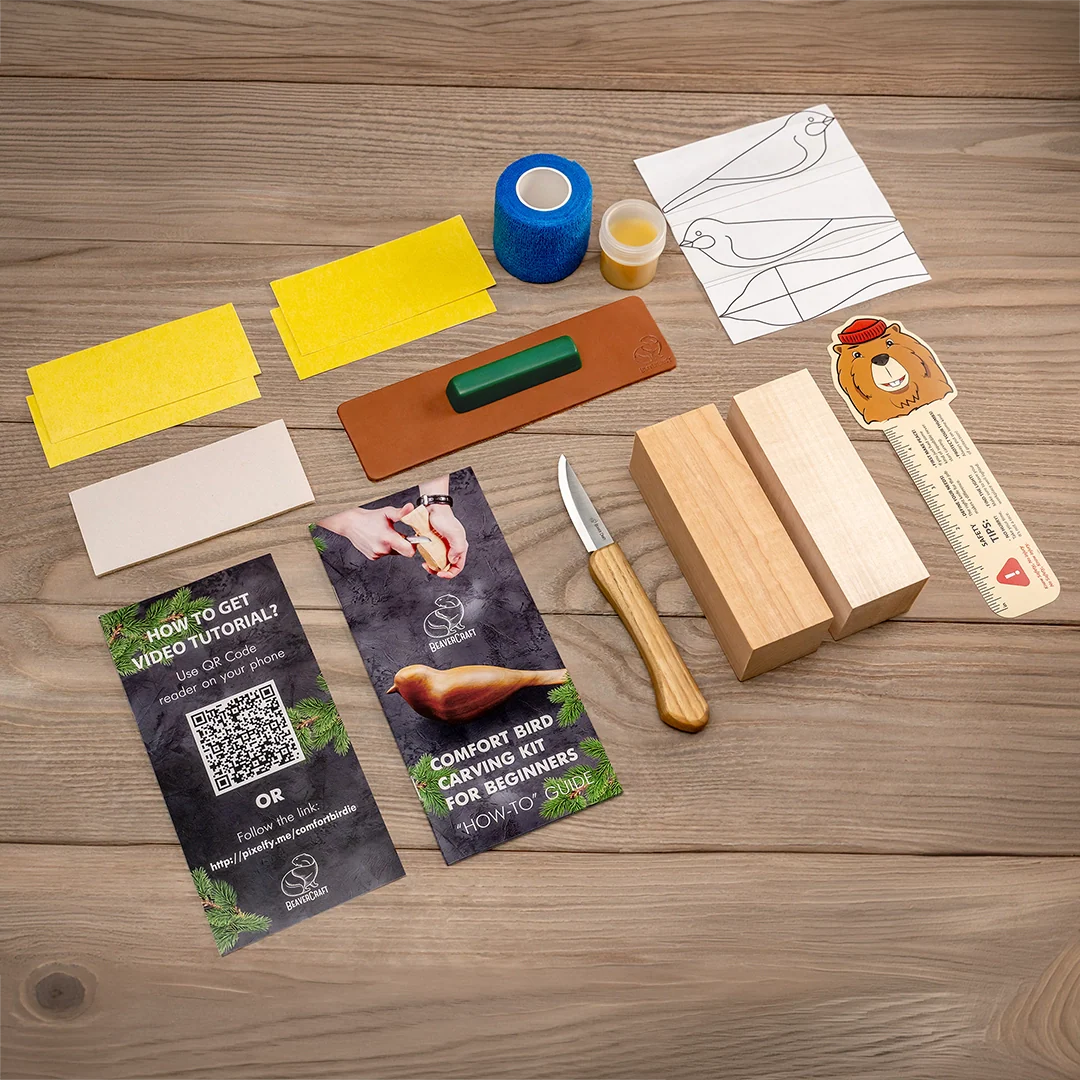 Comfort Bird Carving Whittling Starter Kit