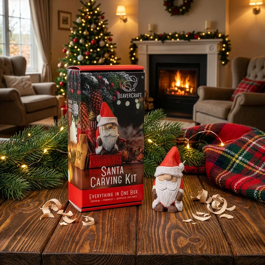 Santa Carving Kit - Complete Starter Whittling Kit