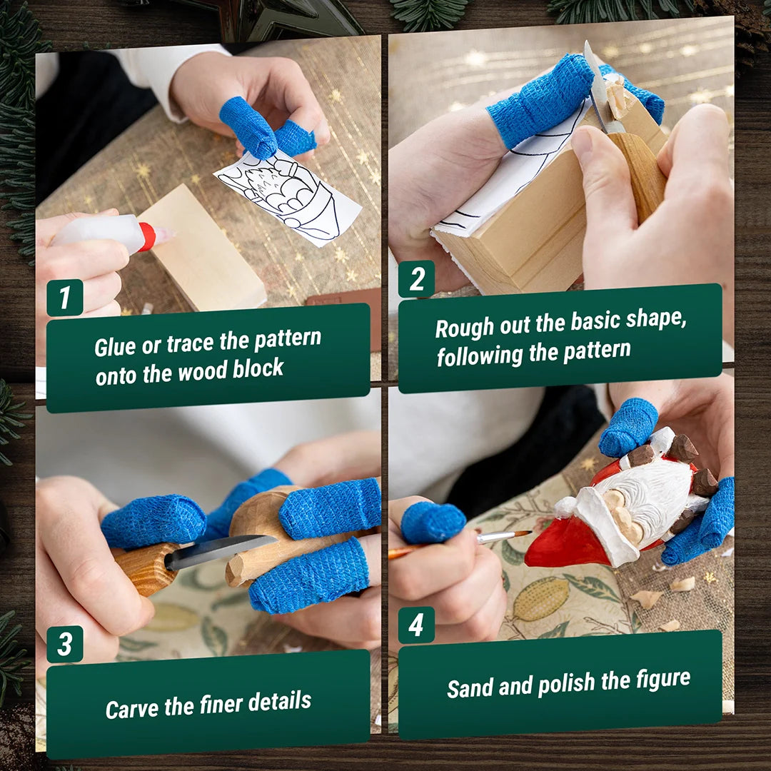 Santa Carving Kit - Complete Starter Whittling Kit