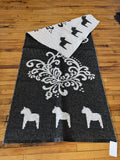 Rug Dala Kurbits Black-28x60