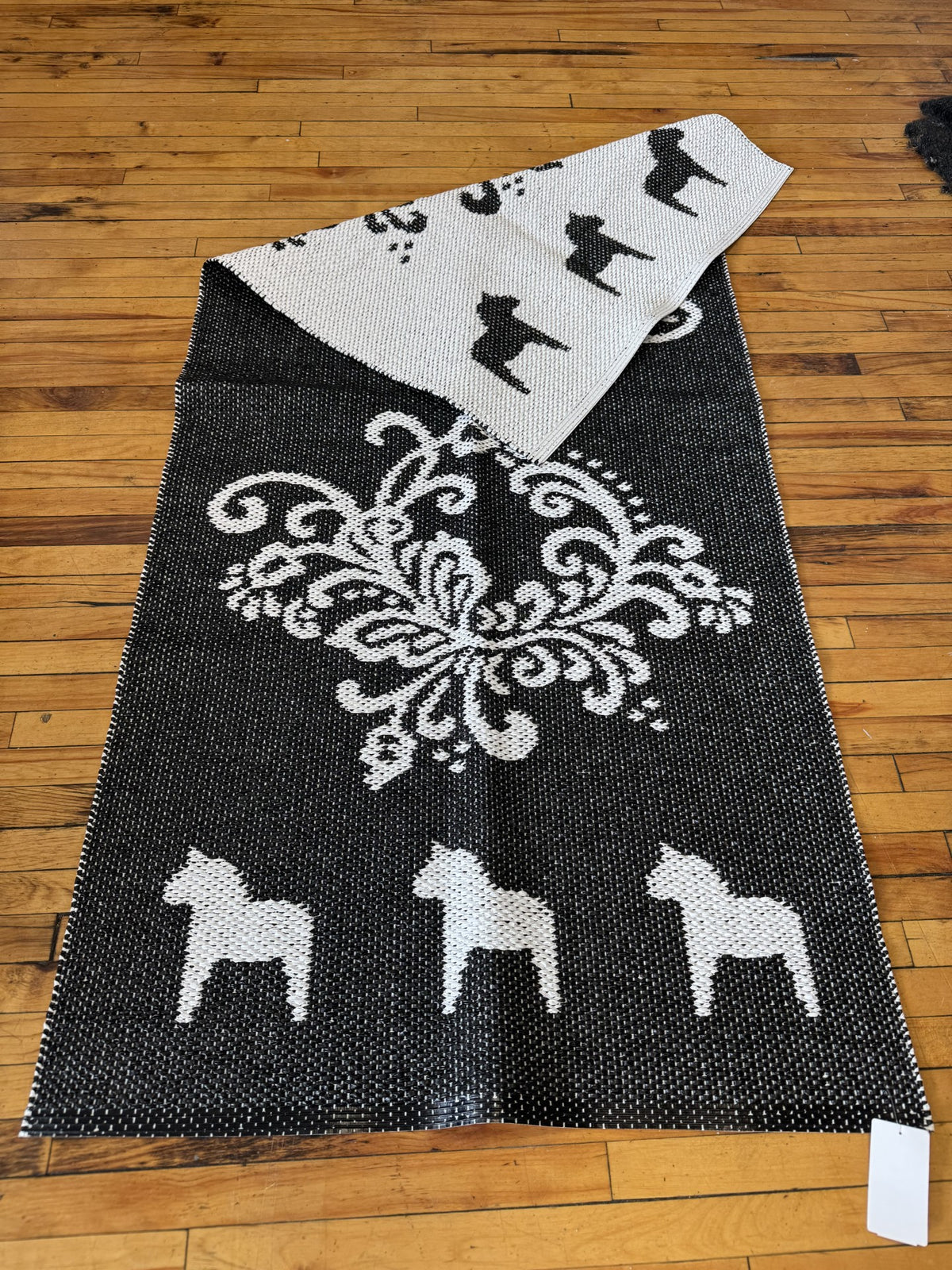 Rug Dala Kurbits Black-28x60