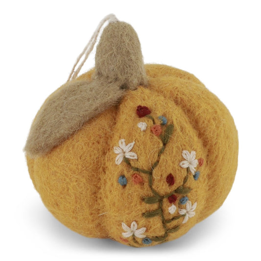 Gry & Sif Pumpkin with Embroidery