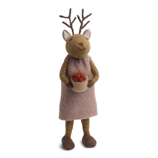 Gry & Sif Reindeer with Berries Large