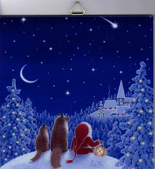 Tile Eva Tomte with Fox