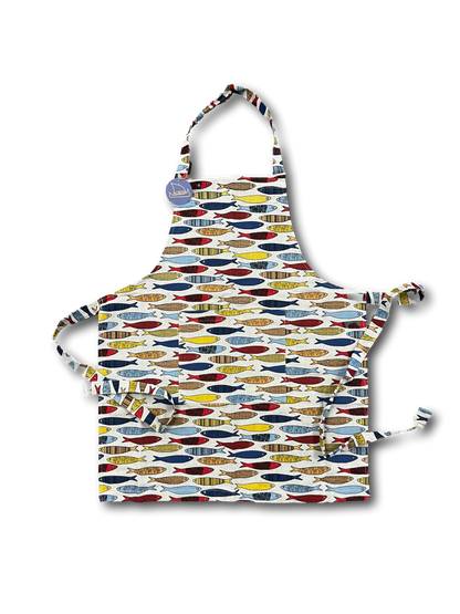 Apron Fish Linen Blend