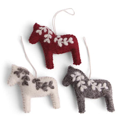 Gry & Sif Dala Horse Ornament Set
