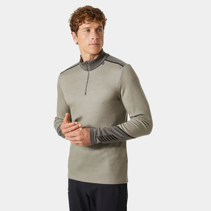HH Lifa Merino Zip Gray
