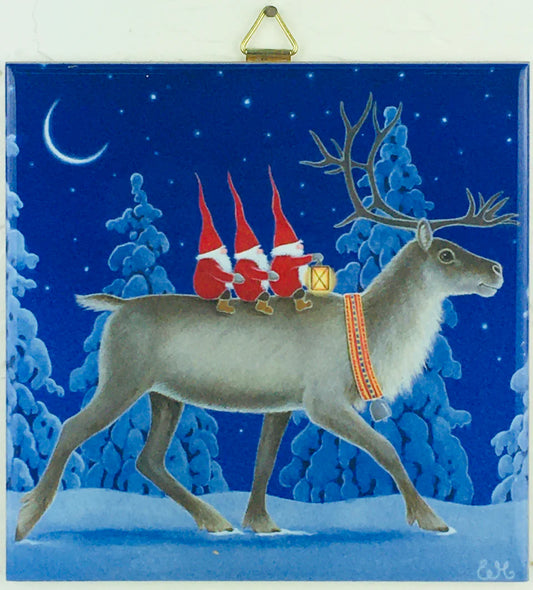 Tile Eva Reindeer with Tomtar