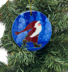 Ornament Eva Skating Gnome