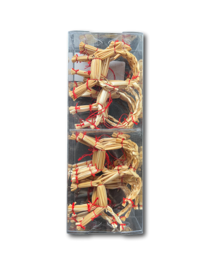 Straw Jul Bok Ornament Box 12