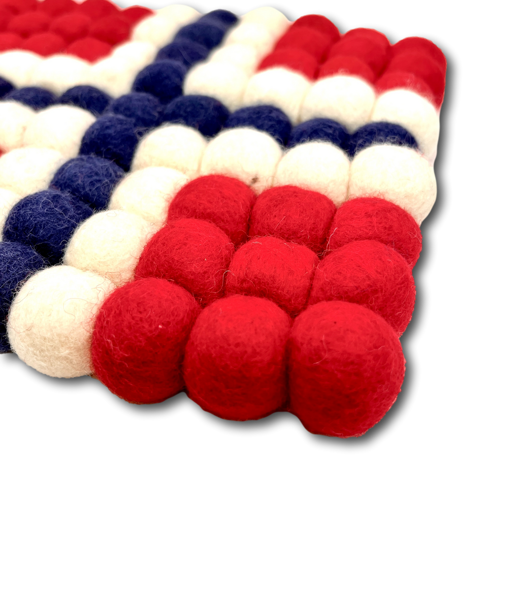 Flag Wool Trivet Aveva