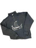 Sweatshirt Viking Ship 1/4 Zip