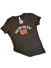 Tshirt Women V-neck Norway