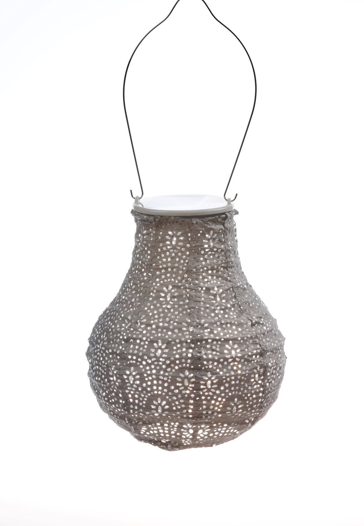 Lumiz Sm Bulb Lantern Fan Taupe